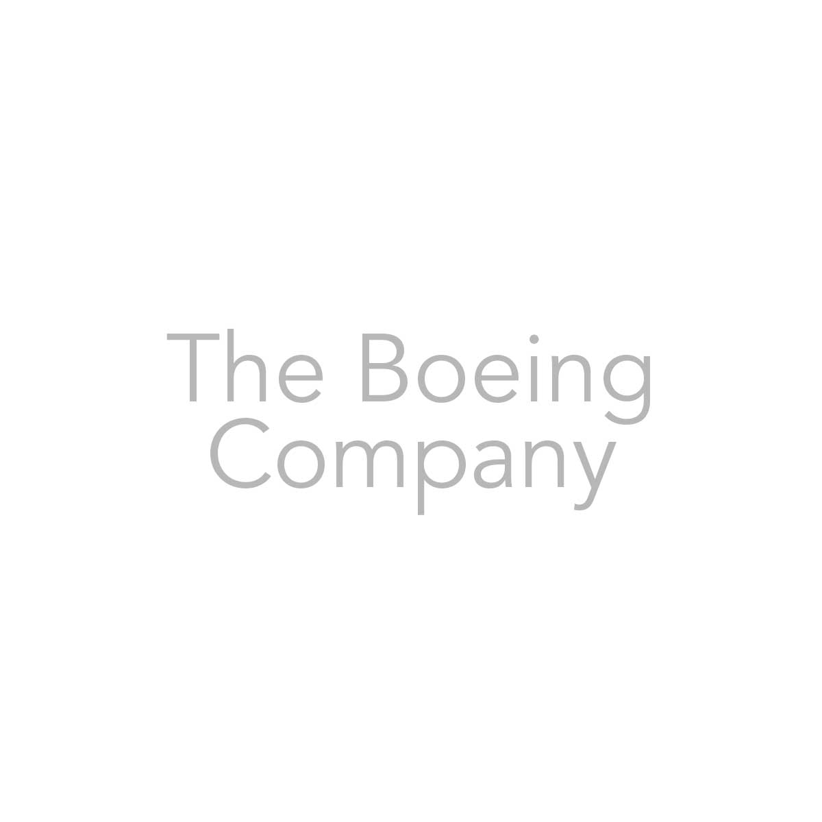 Le logo de la société Boeing sur la page Partenaires