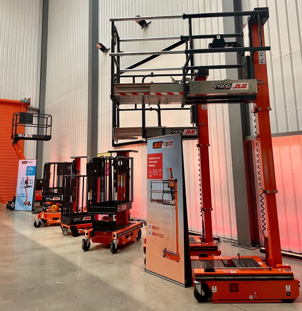 Low Level Access Open Day Power Towers range of mobile elevating platforms