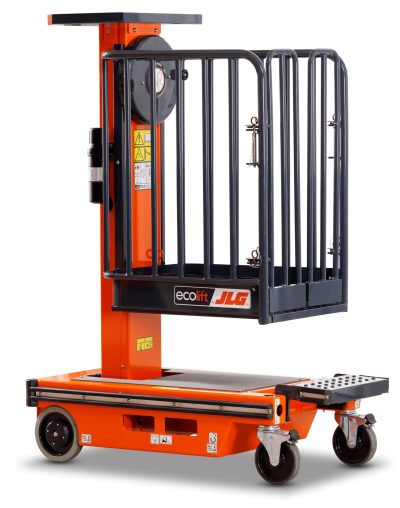 Ecolift mobile platform ina lowered position